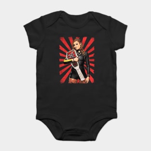 Becky Lynch Wrestling Vintage Fan Art Baby Bodysuit